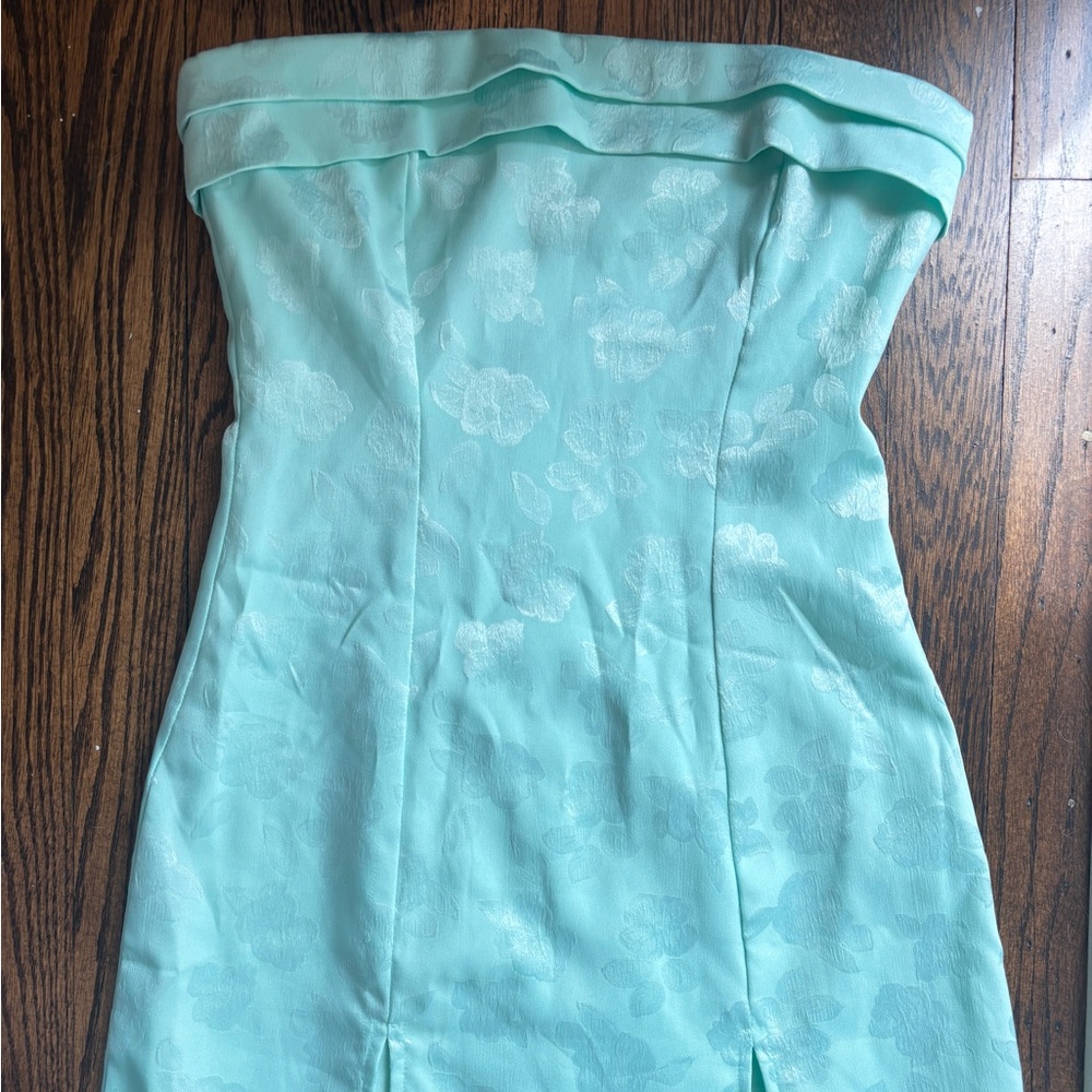 Lucy in the Sky Mint Green Mini Dress